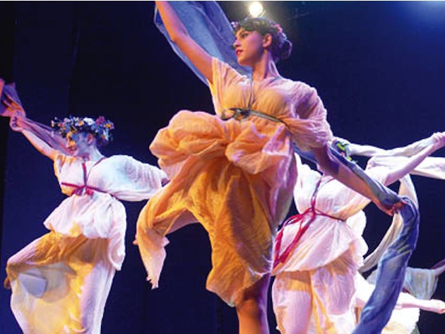 Emergere dal tempo-Ipotesi di danza dell'antica Roma-Foto sito ufficiale del Teatro del Lido di Ostia 