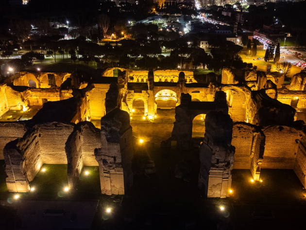 Notturno imperiale - Storia, luci e mistero alle Terme di Caracalla-Foto: CS Notturno imperiale - Storia, luci e mistero alle Terme di Caracalla-Foto: CS