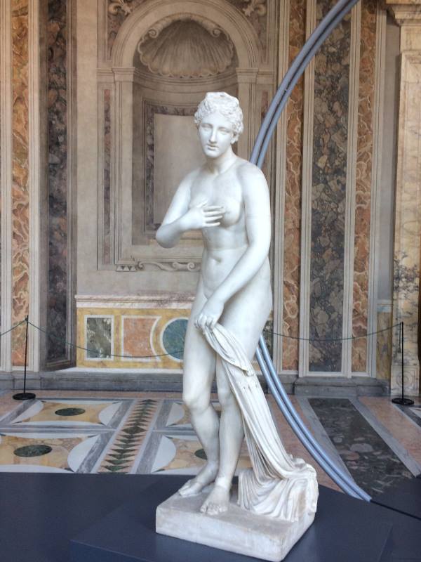 Afrodite della Troade, copia da originale greco, II sec. d.C., Museo Nazionale Romano Palazzo Altemps, ©Archivio fotografico MNR Afrodite della Troade, copia da originale greco, II sec. d.C., Museo Nazionale Romano Palazzo Altemps, ©Archivio fotografico MNR