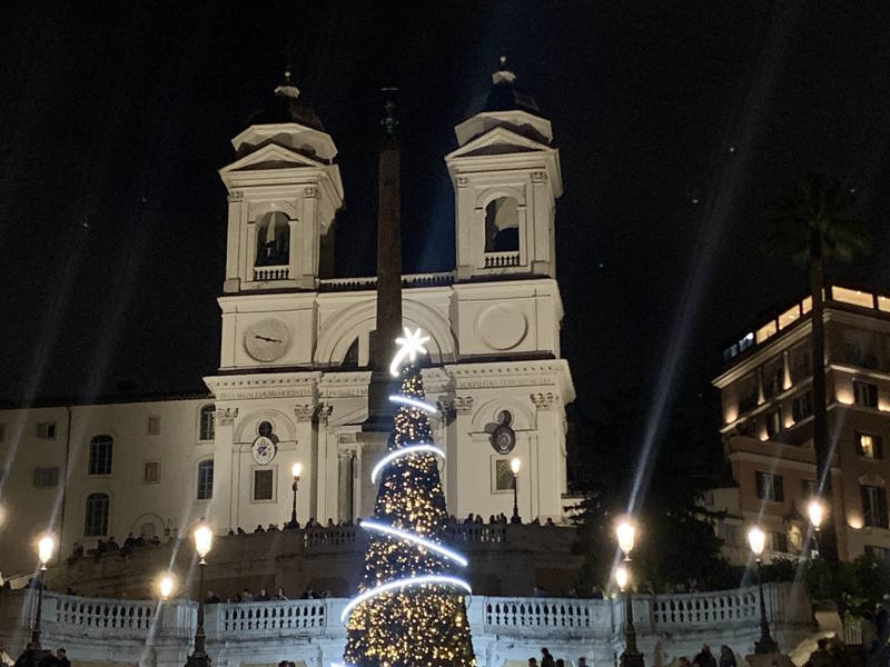 Albero di Natale Piazza di Spagna ph. Turismoroma Albero di Natale Piazza di Spagna ph. Turismoroma