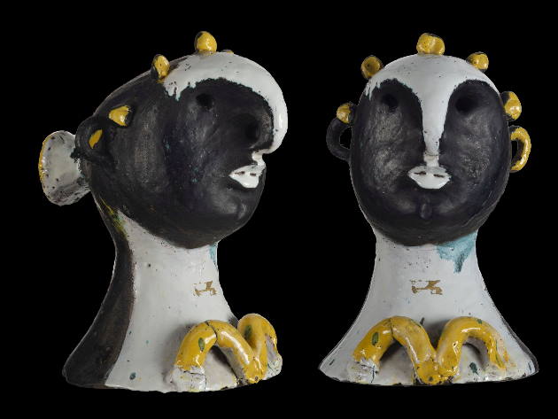 Andrea e Pietro Cascella, Testa, Ceramica, circa 1950 Andrea e Pietro Cascella, Testa, Ceramica, circa 1950