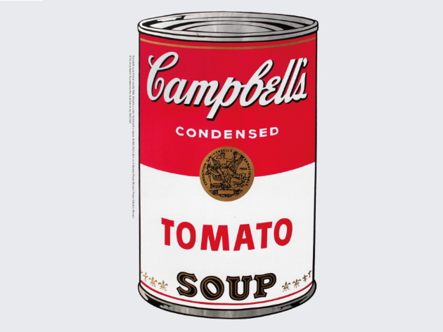 Campbell’s Soup (Tomato)  Serigrafia su carta n. 58/250 Silkscreen on n. 58/250 88,9 x 58,4 cm  Collezione privata Private Collection