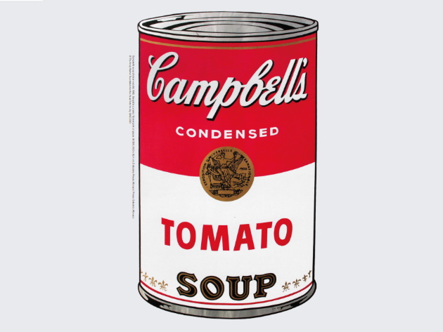 Campbell’s Soup (Tomato) Serigrafia su carta n. 58/250 Silkscreen on n. 58/250 88,9 x 58,4 cm Collezione privata Private Collection Campbell’s Soup (Tomato) Serigrafia su carta n. 58/250 Silkscreen on n. 58/250 88,9 x 58,4 cm Collezione privata Private Collection