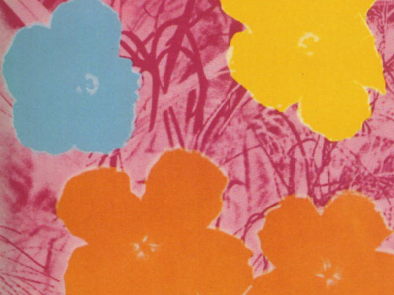 Andy Warhol, Flowers, 1970, Collezione Rosini Gutman Andy Warhol, Flowers, 1970, Collezione Rosini Gutman
