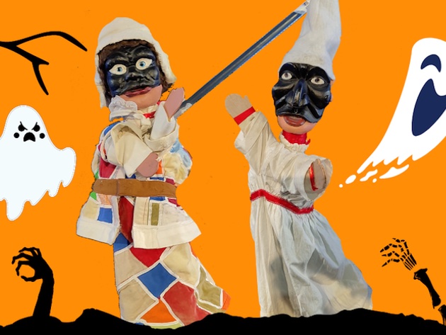 Arlecchino e Gli Acchiappafantasmi-Foto Teatro San Carlino pagina facebook Arlecchino e Gli Acchiappafantasmi-Foto Teatro San Carlino pagina facebook