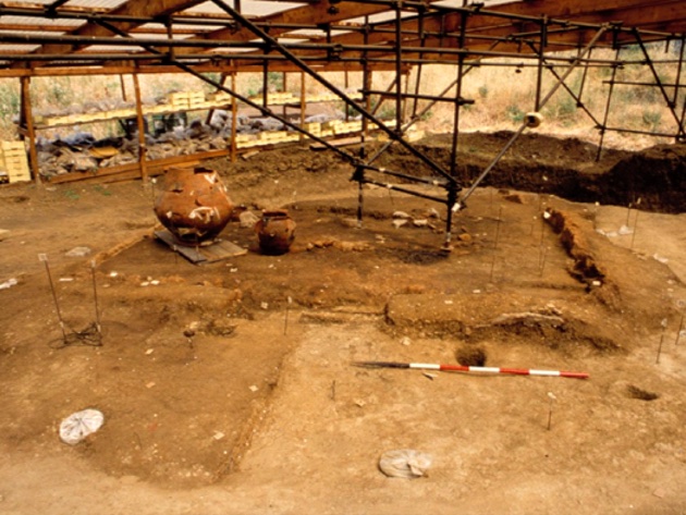 Casa protostorica di Fidene foto Sovrintendenza archeologica