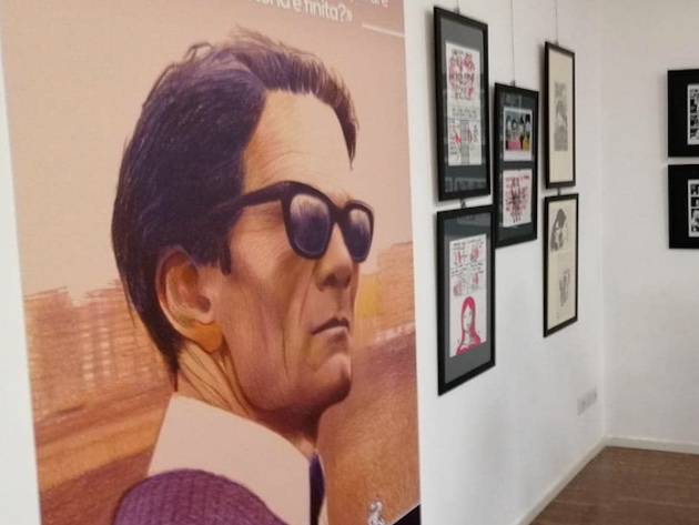 Cuore cosciente – Pier Paolo Pasolini raccontato nel Fumetto-Foto: Pagina Facebook di Palazzo Merulana