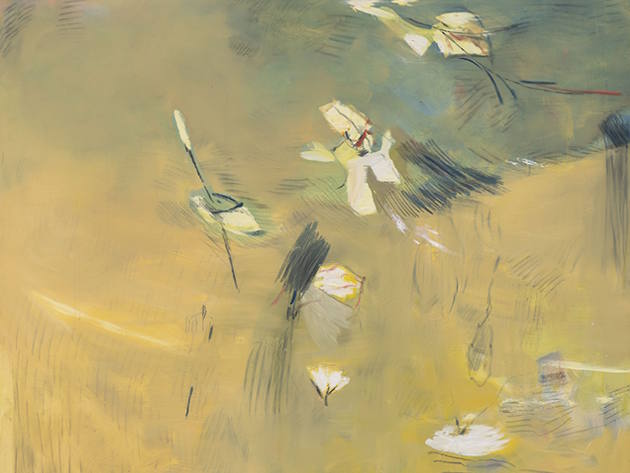 Elisa Montessori, Campi Elisi, 1994, olio e grafite su tela, 142,5 x 122,5 cm, Crediti fotografici: Giorgio Benni, Courtesy l’Artista e Galleria Monitor Roma|Lisbona|Pereto (AQ)