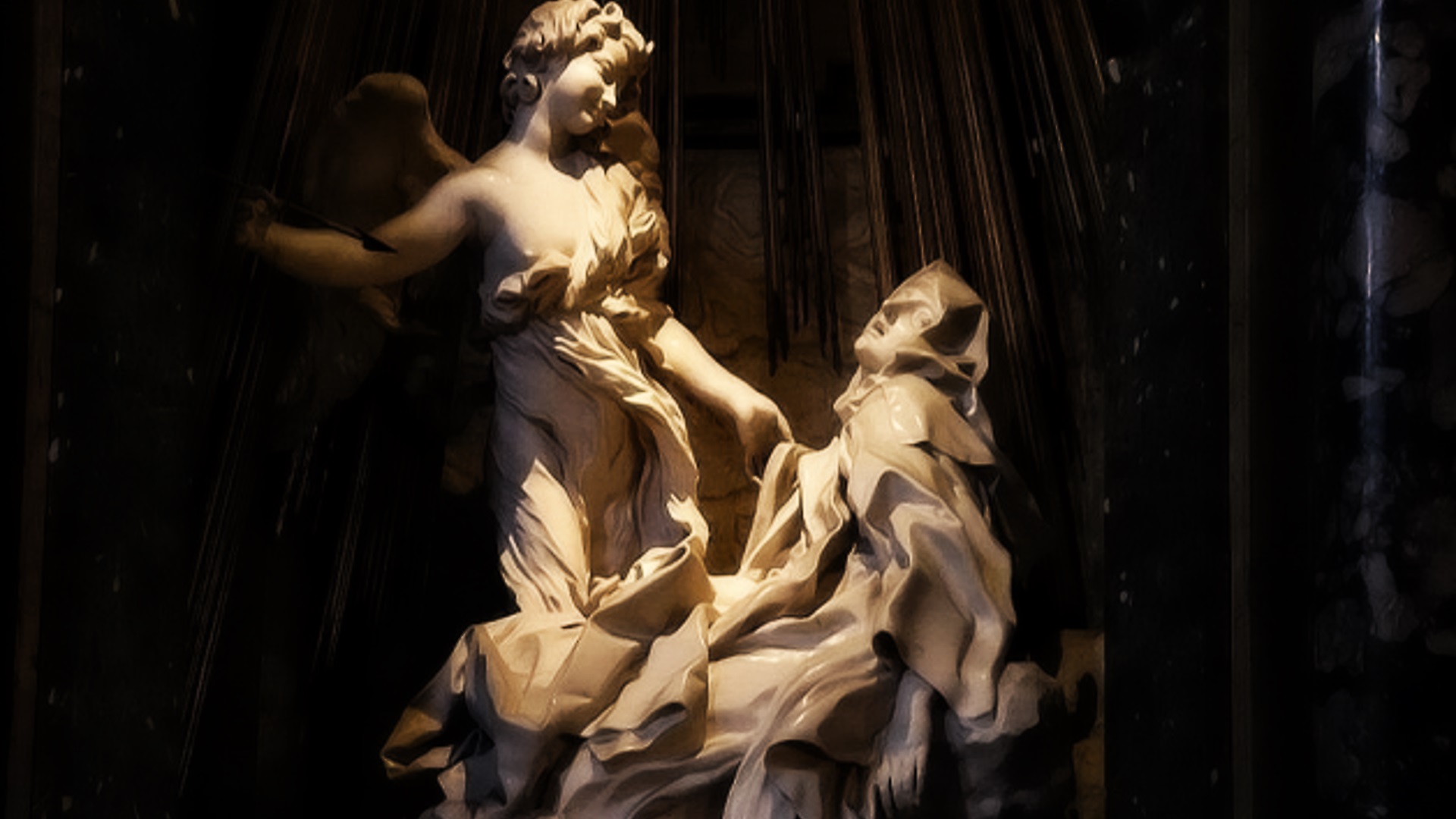 Estasi di Santa Teresa d'Avila, Gian Lorenzo Bernini, Chiesa di Santa Maria della Vittoria, Roma