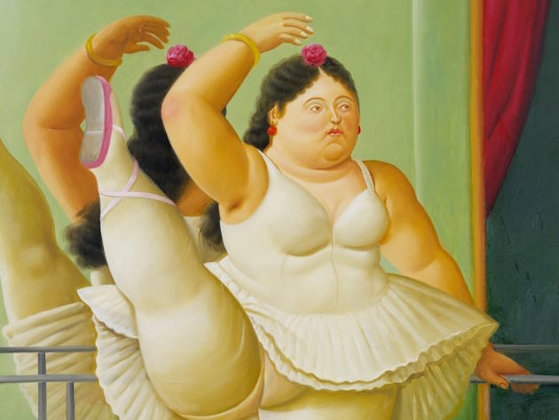 Fernando Botero, Ballerina alla sbarra, 2001, Olio su tela, 164x116 cm, Collezione privata Fernando Botero, Ballerina alla sbarra, 2001, Olio su tela, 164x116 cm, Collezione privata
