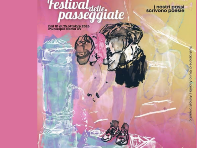 Festival delle passeggiate – i nostri passi scrivono poesie-Foto: locandina ufficiale della manifestazione Festival delle passeggiate – i nostri passi scrivono poesie-Foto: locandina ufficiale della manifestazione