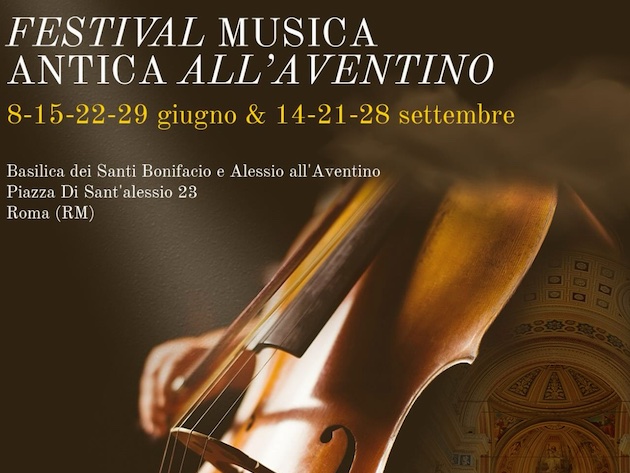 Festival di Musica Antica dell'Aventino-Foto: locandina ufficiale dello spettacolo Festival di Musica Antica dell'Aventino-Foto: locandina ufficiale dello spettacolo