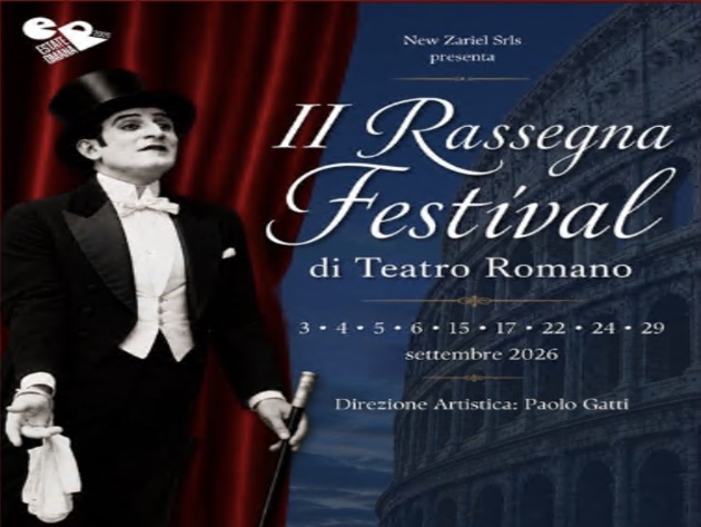 Festival Rassegna di Teatro Romano-Foto: locandina ufficiale della manifestazione Festival Rassegna di Teatro Romano-Foto: locandina ufficiale della manifestazione