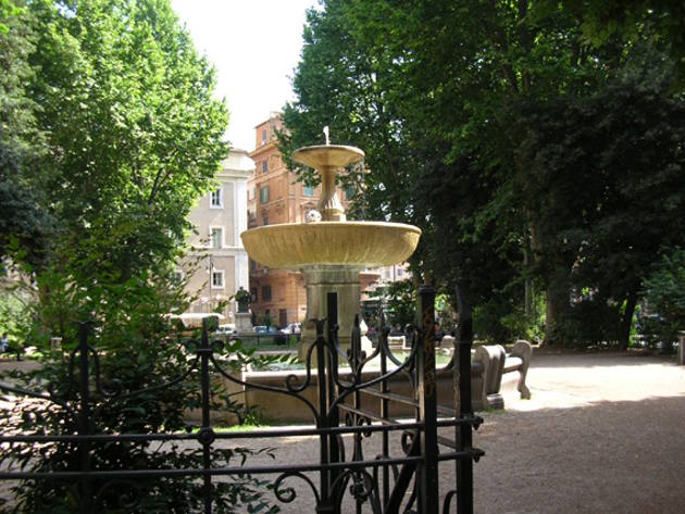 Foto: Fontana di Piazza Cairoli, ph. sito web Sovrintendenza Capitolina ai Beni Culturali