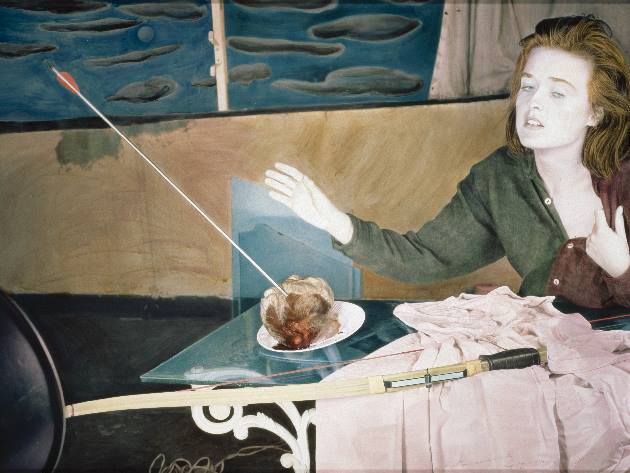  HERIDA COMO LA NIEBLA POR EL SOL, 1987 - Copia de fotografía en blanco y negro pintada a mano con acuarela, impresión digital sobre papel de algodón Hahnemühle
