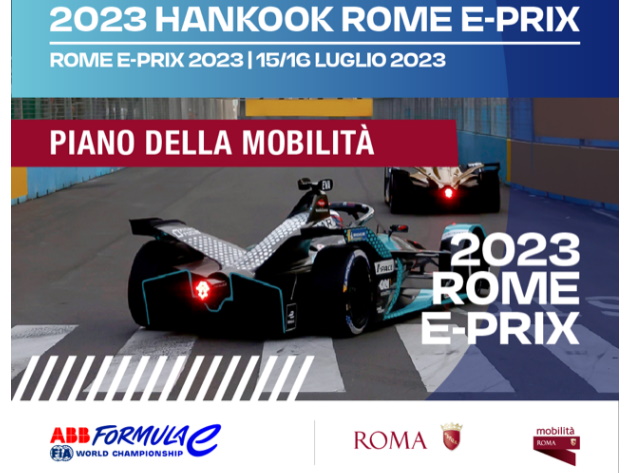 Hankook Rome E-Prix 2023 piano della mobilità Hankook Rome E-Prix 2023 piano della mobilità