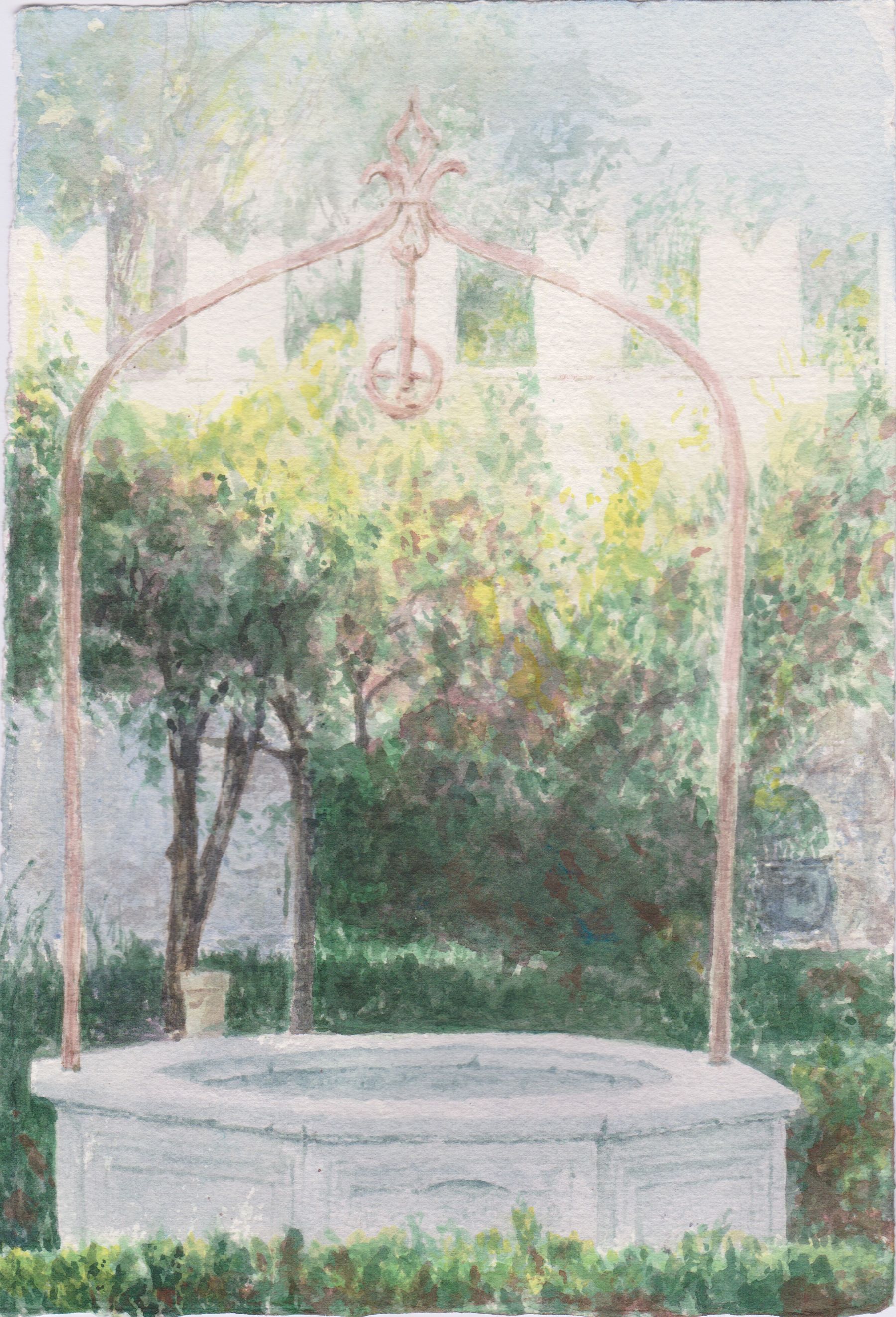 Raffaele Arringoli, Villa Borghese - il pozzo del Museo Canonica Raffaele Arringoli, Villa Borghese - il pozzo del Museo Canonica