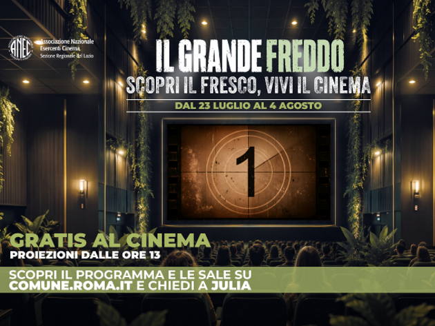 Il grande freddo-Foto: locandina ufficiale della manifestazione
