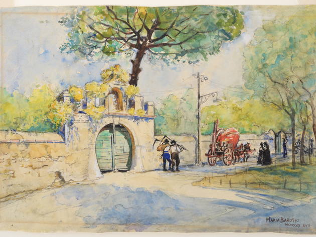 Impressioni dal vero. La via Appia e la via Latina nei disegni di Maria Barosso-Foto: Maria Barosso (1879-1960). Primo tratto della Via Latina presso le Terme Antoniane,1929, acquerello su carta. Roma, Museo di Roma Impressioni dal vero. La via Appia e la via Latina nei disegni di Maria Barosso-Foto: Maria Barosso (1879-1960). Primo tratto della Via Latina presso le Terme Antoniane,1929, acquerello su carta. Roma, Museo di Roma