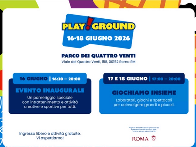 Play!Ground Together-Foto: locandina ufficiale della manifestazione
