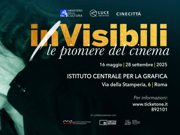inVisibili. Le Pioniere del Cinema-Foto: pagina ufficiale Facebook della mostra inVisibili. Le Pioniere del Cinema-Foto: pagina ufficiale Facebook della mostra