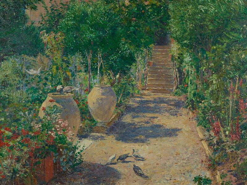 Johann Victor Krämer, Taormina alla luce del sole, 1897, © Belvedere, Vienna, ph. Johannes Stoll Johann Victor Krämer, Taormina alla luce del sole, 1897, © Belvedere, Vienna, ph. Johannes Stoll