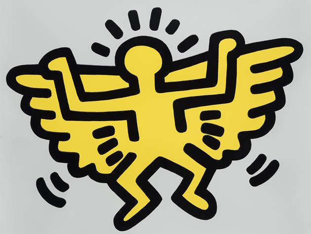 Keith Haring, Icons / Icone, 1990, Serigrafia su carta con goffratura, 53,5 × 63,5 cm, © Keith Haring Foundation, Courtesy of Nakamura Keith Haring Collection