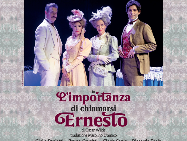 L'importanza di chiamarsi Ernesto-Foto: locandina ufficiale dello spettacolo