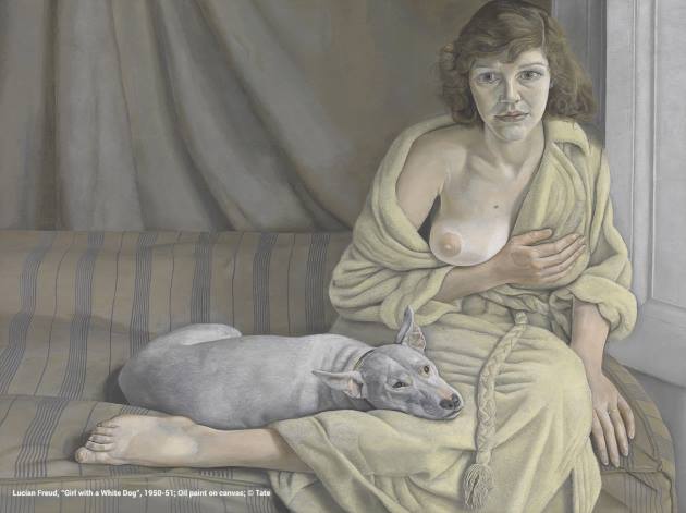 L. Freud "Girl with a White Dog" @Tate
