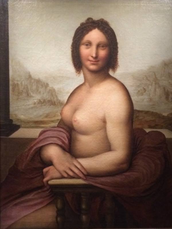 La Gioconda nuda, Anonimo, XVI sec. ©Fondazione Primoli La Gioconda nuda, Anonimo, XVI sec. ©Fondazione Primoli