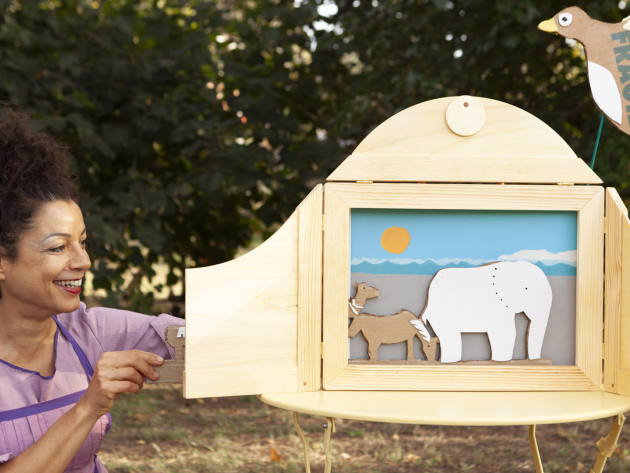 La Principessa Cincilla’ e la torta di compleanno-Foto: pagina ufficiale Facebook del Teatro Argentina