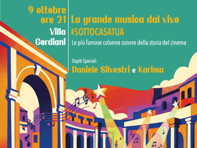La grande musica dal vivo #sottocasatua-Foto: locandina ufficiale della manifestazione La grande musica dal vivo #sottocasatua-Foto: locandina ufficiale della manifestazione