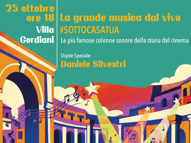 La grande musica dal vivo #sottocasatua-Foto: locandina ufficiale della manifestazione