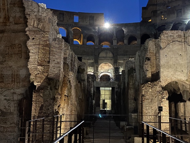 La Luna sul Colosseo-Foto: sito ufficiale del Parco Archeologico del Colosseo