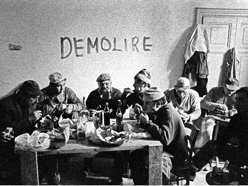Sandro Becchetti, Lavori di ristrutturazione in via in Arcione, Roma, 1975 Sandro Becchetti, Lavori di ristrutturazione in via in Arcione, Roma, 1975
