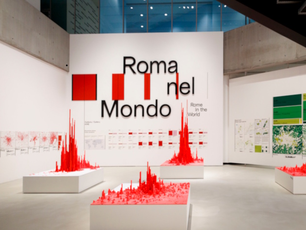 MAXXI, allestimento Roma nel Mondo, foto MUSA MAXXI, allestimento Roma nel Mondo, foto MUSA