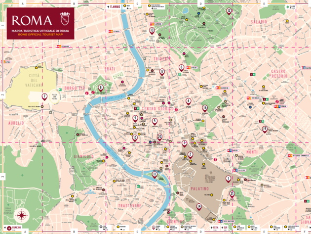 Mappa di Roma 2026 Mappa di Roma 2026