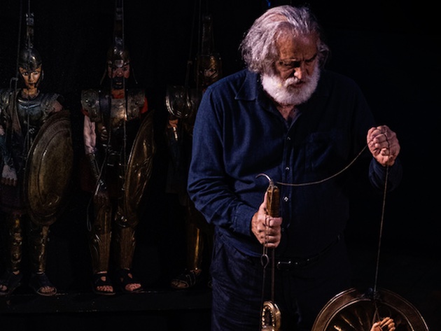 Mimmo Cuticchio//L’Iliade o sia il riscatto di Priamo-Foto: sito ufficiale dell'Auditorium Parco della Musica Mimmo Cuticchio//L’Iliade o sia il riscatto di Priamo-Foto: sito ufficiale dell'Auditorium Parco della Musica