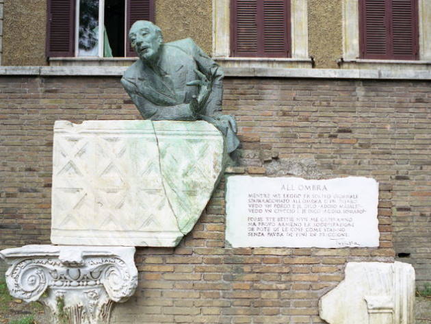 Monumento a Trilussa ph. Sovrintendenza Capitolina ai Beni Culturali Official Website