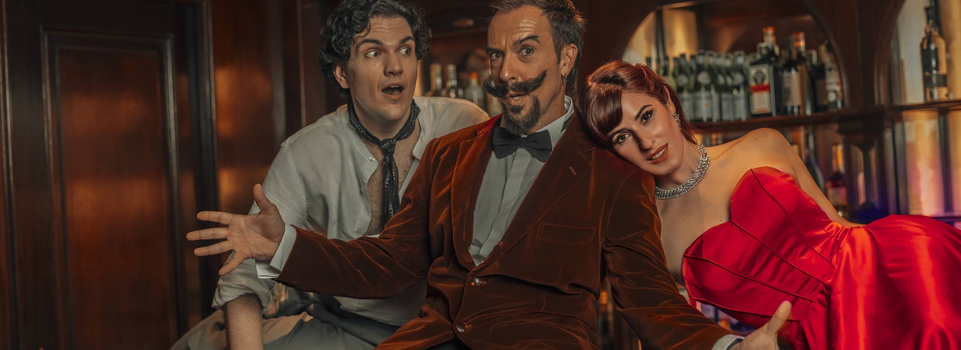 Luca Gaudiano, Emiliano Geppetti e Diana Del Bufalo