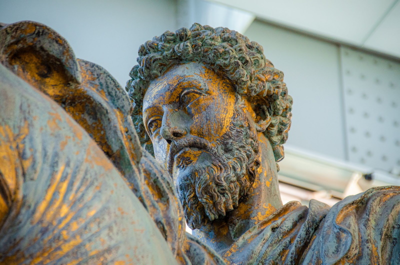 Musei Capitolini_Statua equestre di Marco AUrelio_Esedra Musei Capitolini_Statua equestre di Marco AUrelio_Esedra