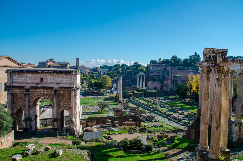 Musei Capitolini_Tabularium _Affaccio sul Foro Romano Musei Capitolini_Tabularium _Affaccio sul Foro Romano