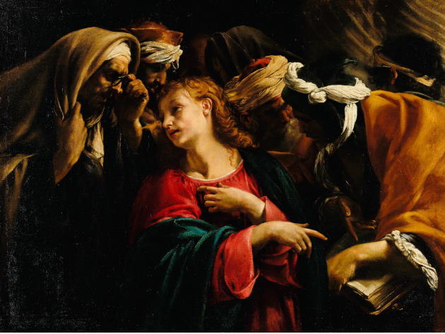 Orazio Borgianni, Cristo fra i dottori, Foto Account Ufficiale Facebook Palazzo Barberini Orazio Borgianni, Cristo fra i dottori, Foto Account Ufficiale Facebook Palazzo Barberini