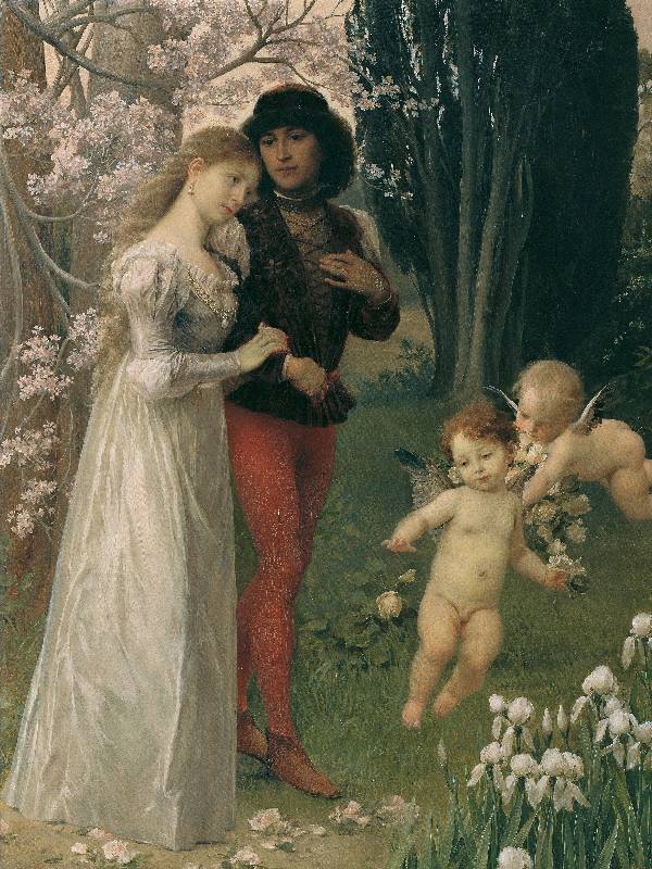 Ernst Klimt, Paolo e Francesca, © Belvedere, Vienna Ernst Klimt, Paolo e Francesca, © Belvedere, Vienna