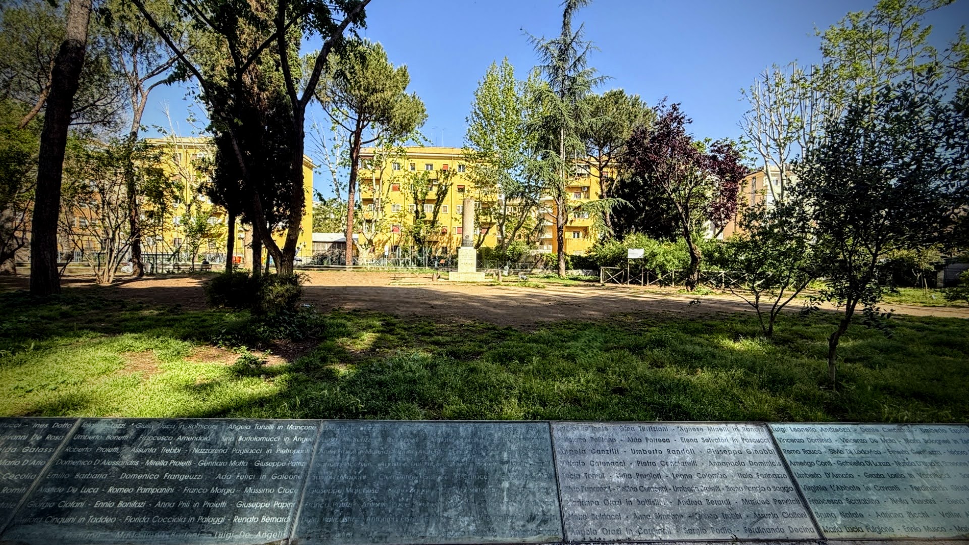 Parco Caduti del 19 luglio 1943 ph Turismo Roma