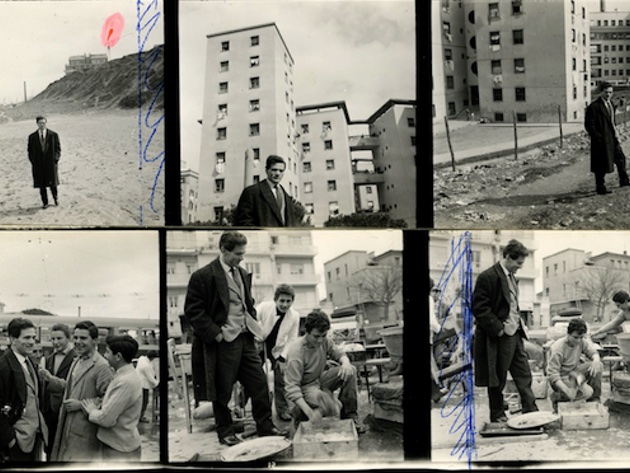 Pasolini prossimo nostro. Rassegna cinematografica-Foto: serie Pier Paolo Pasolini (provini a contatto), 1958 (dettaglio). Foto di © Cecilia Mangini/ Archivio Cecilia e Lino, Roma 