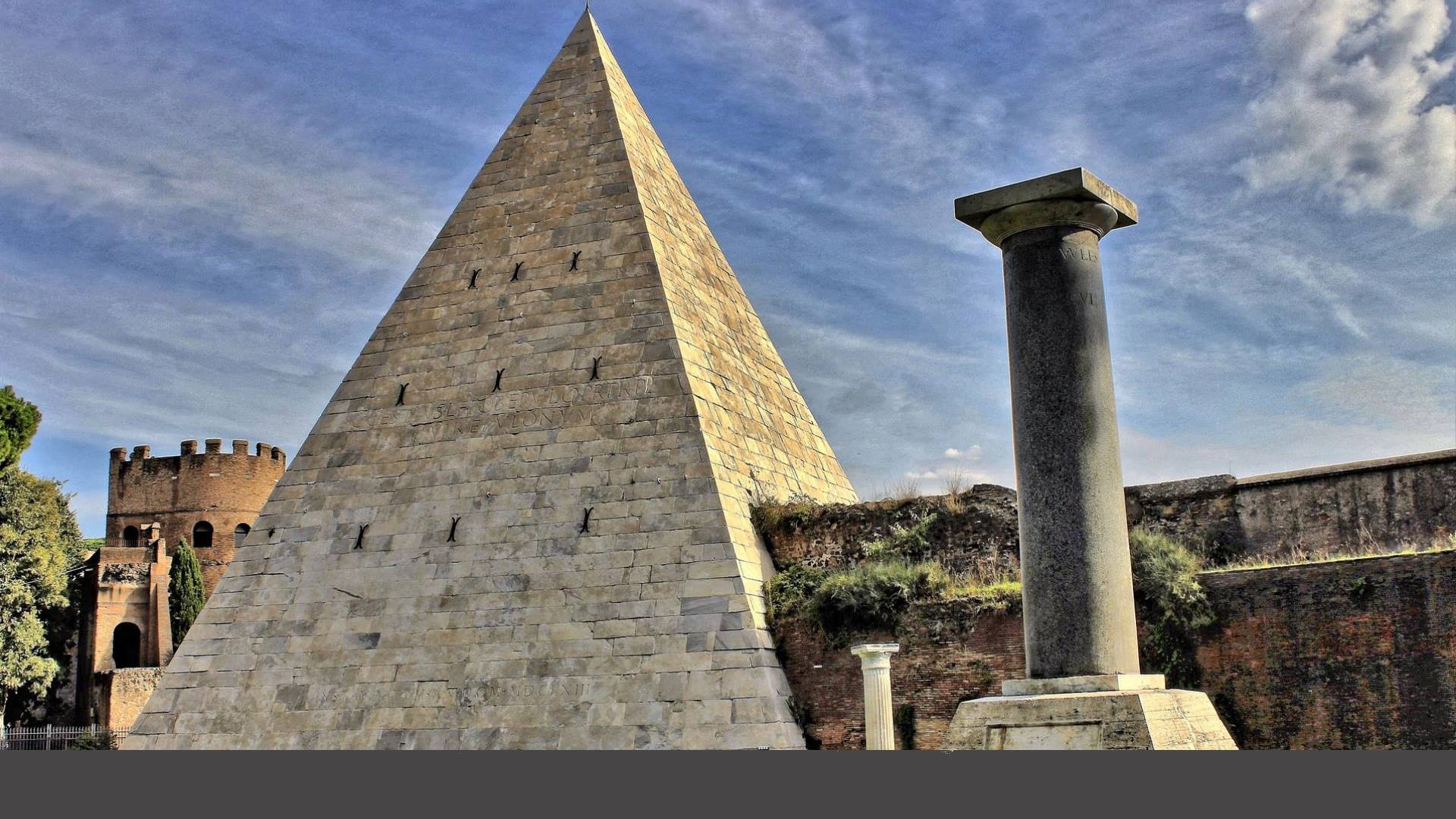 La cultura egizia nell'antica Roma: la Piramide Cestia