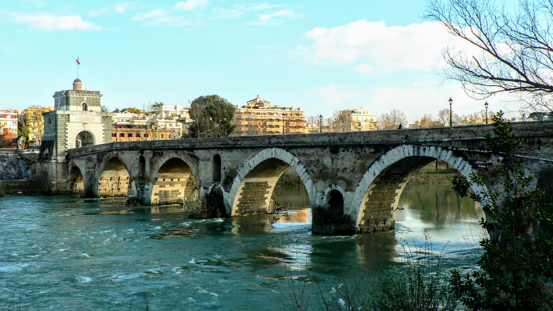 Ponte Milvio e la Torretta Valadier