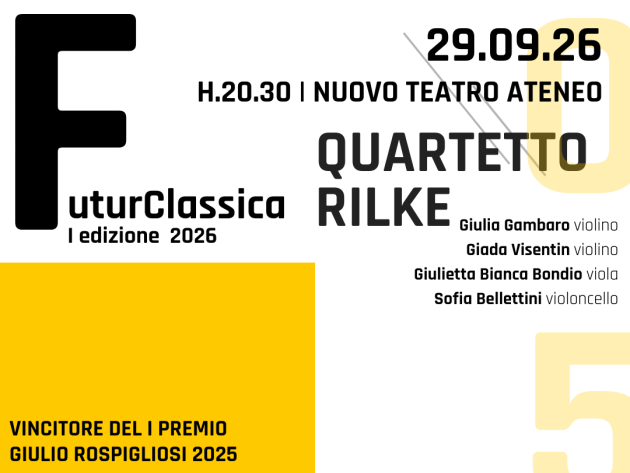 Quartetto Rilke-Foto: locandina ufficiale del concerto Quartetto Rilke-Foto: locandina ufficiale del concerto