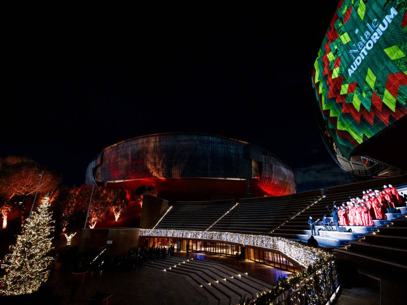 Auditorium Parco della Musica - Giochi di luce - ROMA CAPODARTE 2025 Auditorium Parco della Musica - Giochi di luce - ROMA CAPODARTE 2025